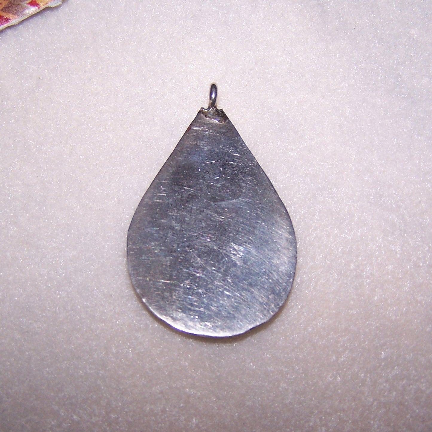 Vintage Unsigned Navajo Native American Sterling Silver Turquoise Pendant