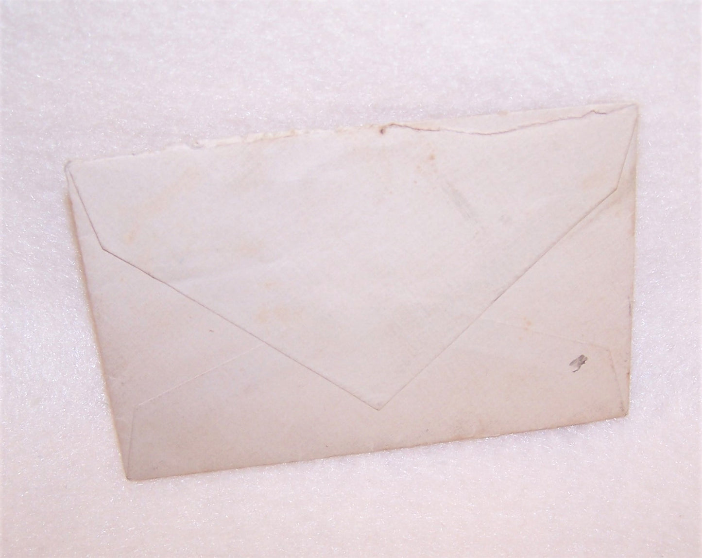 Antique Paper Valentines Day Card with Original Envelope | Little Girl