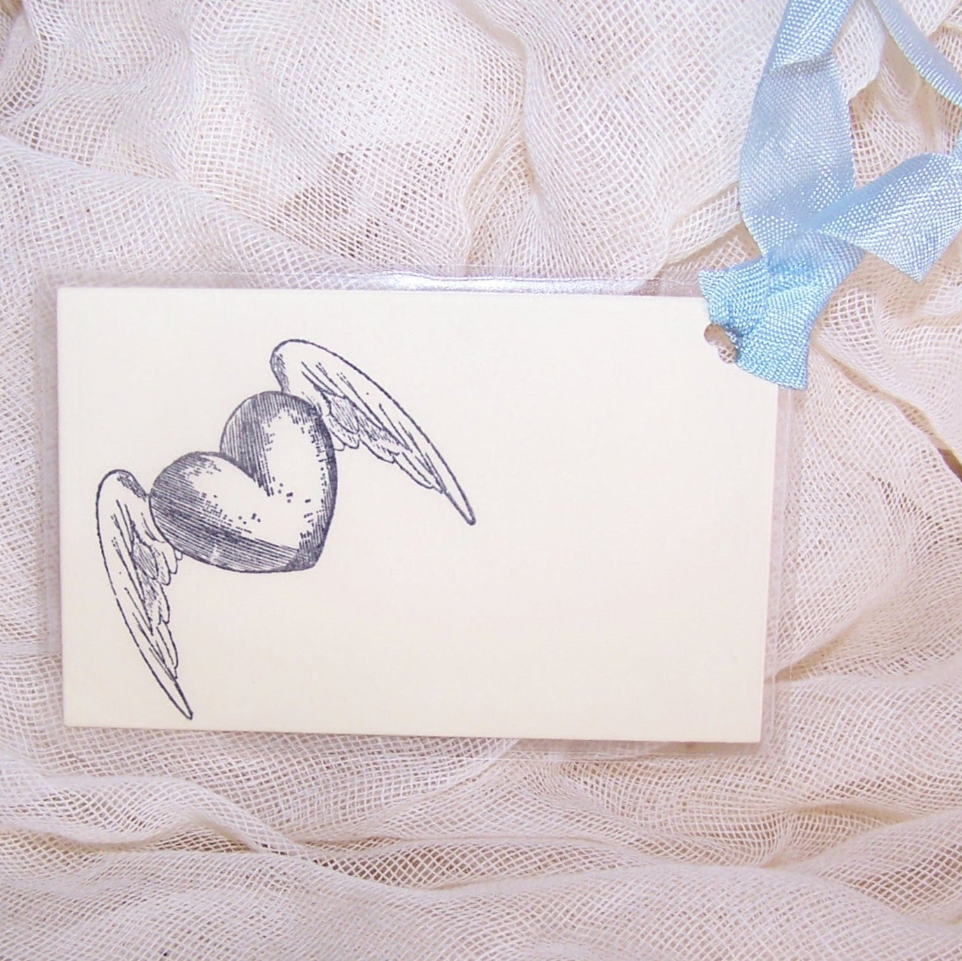 Mixed Media Gift Tag Ornament or Package Tie | Compliments of the Season