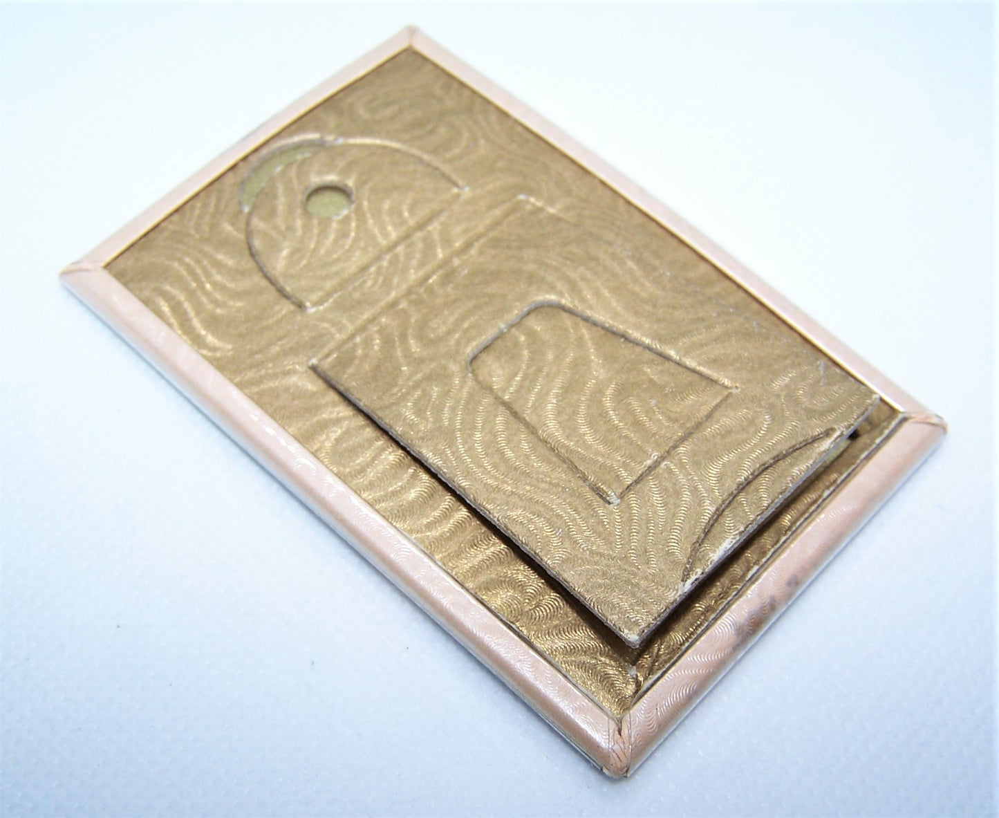 Art Deco Celluloid Tabletop Religious Souvenir of First Communion