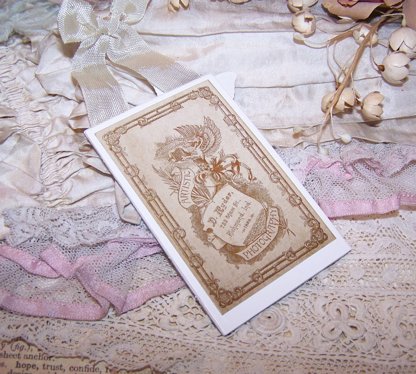 Mixed Media Valentine's Day Ornament | My Heart is Thine