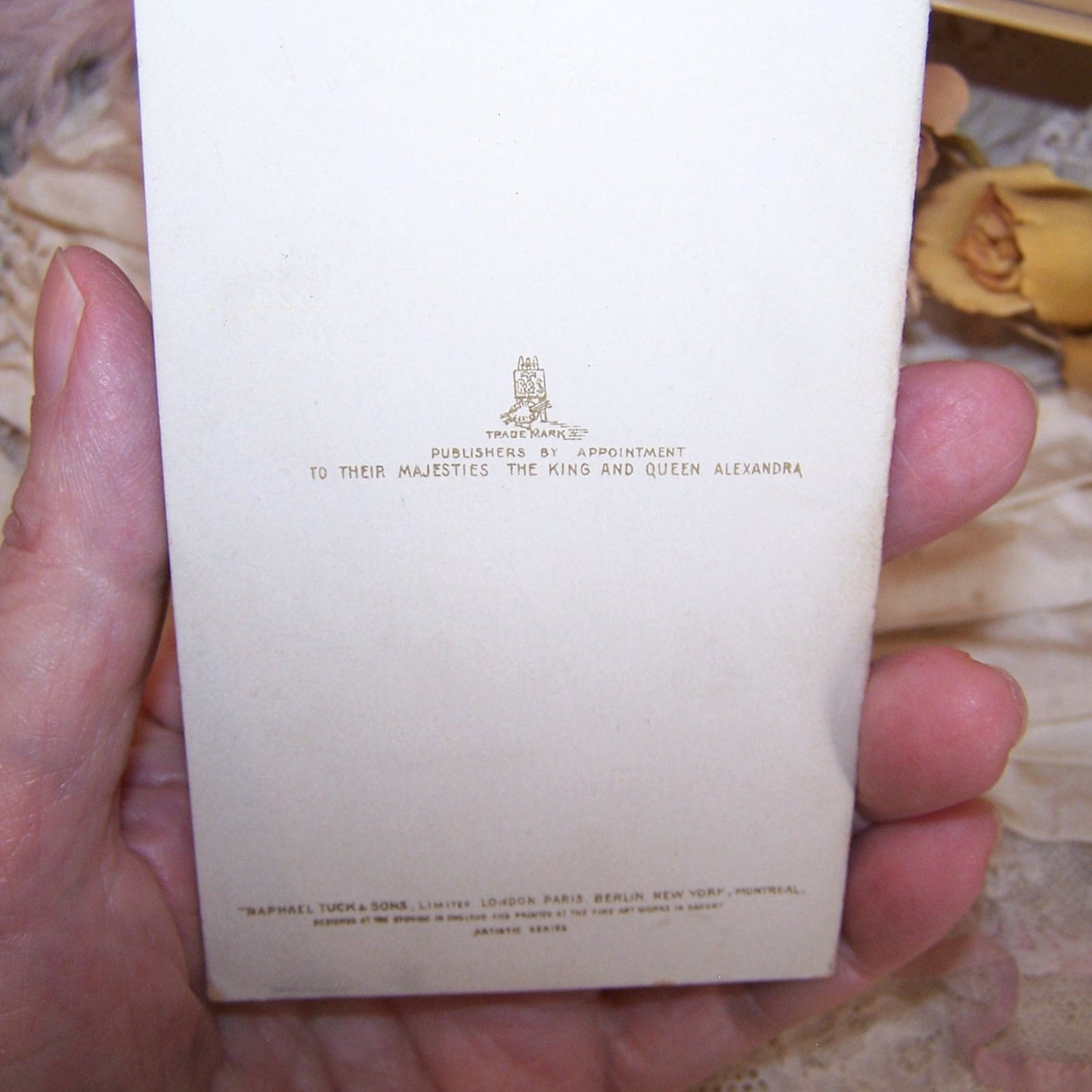 Raphael Tuck & Sons Antique Christmas Greeting Card