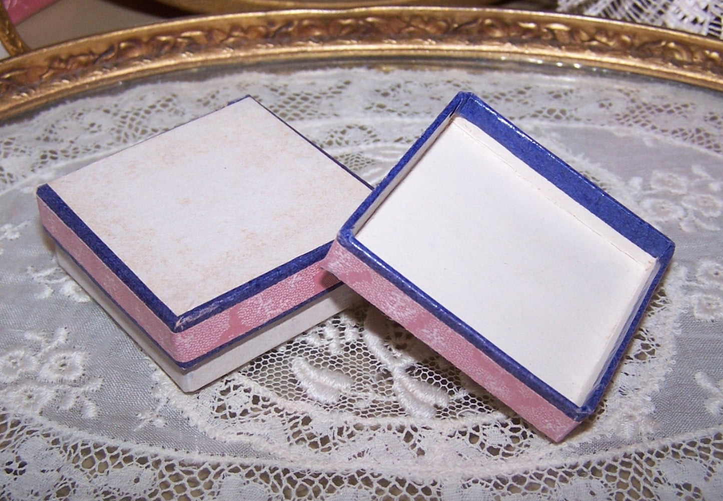 Repurposed Antique French Pharmacy Pill Box - Our Lady of the Scapular