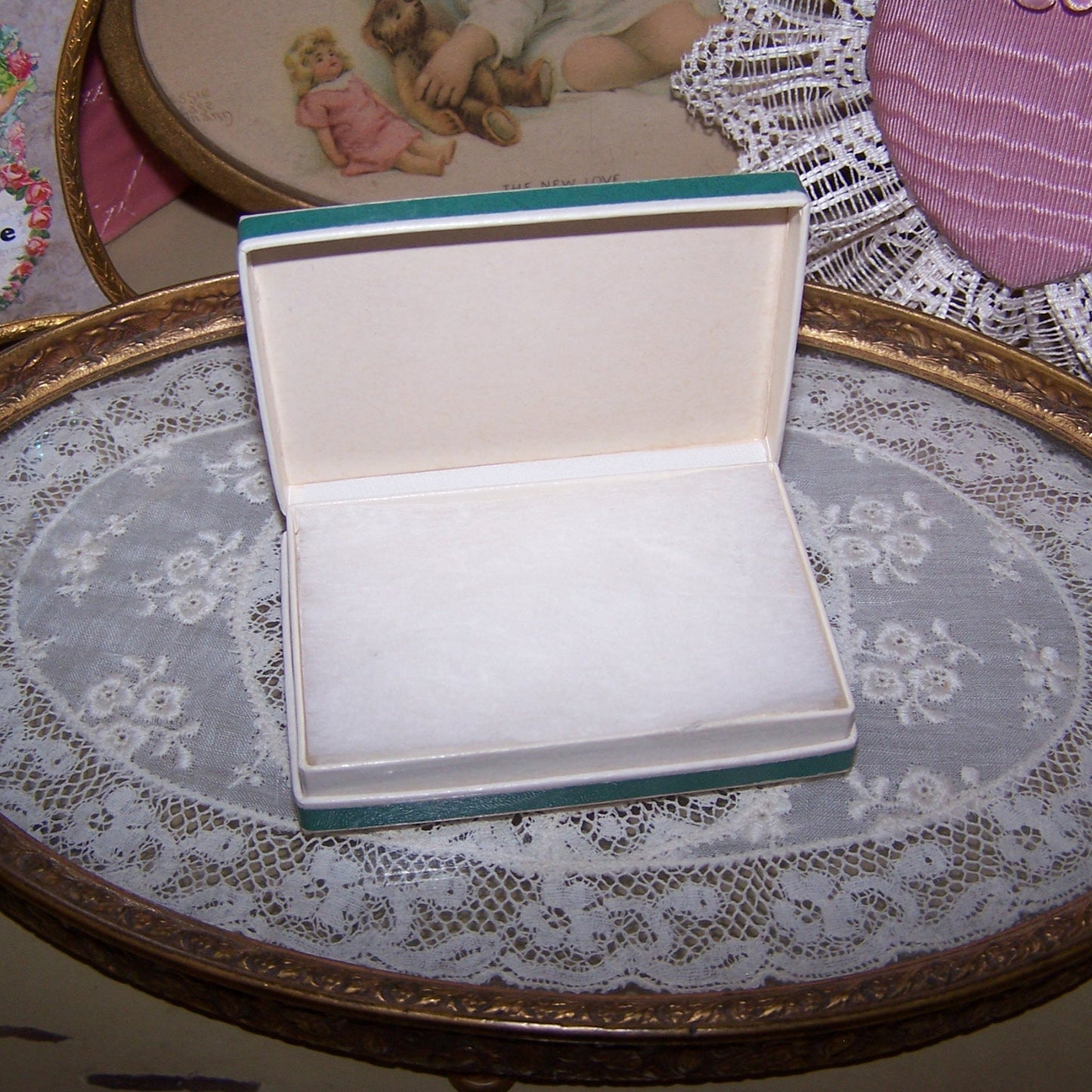 Antique Hinged Pharmacy Box for Peppermint - Beaton Drug Co.