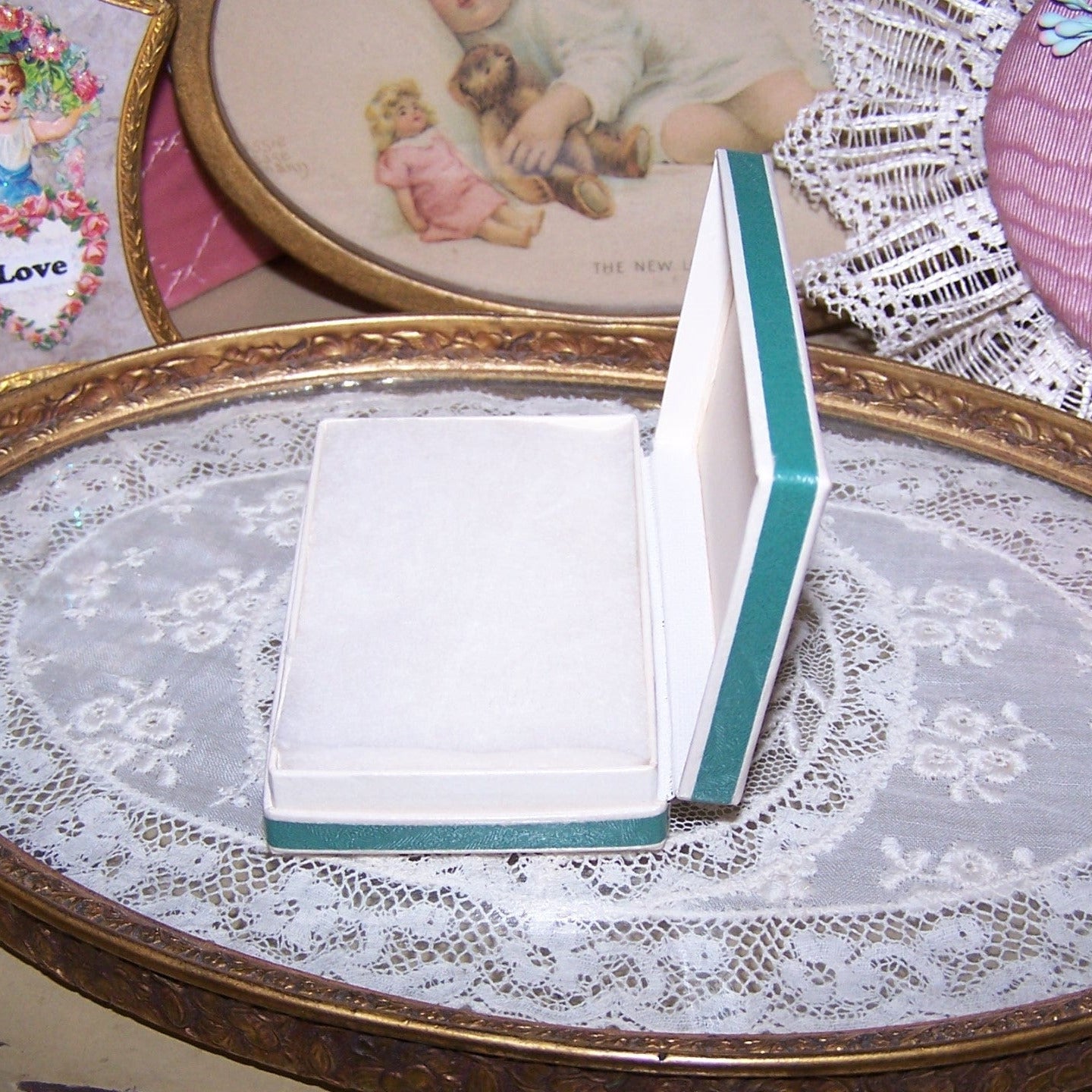 Antique Hinged Pharmacy Box for Peppermint - Beaton Drug Co.