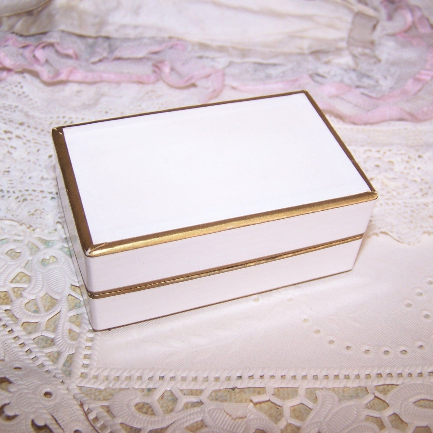 Repurposed Antique French Pharmacy Pill Box - Merry Christmas Gift