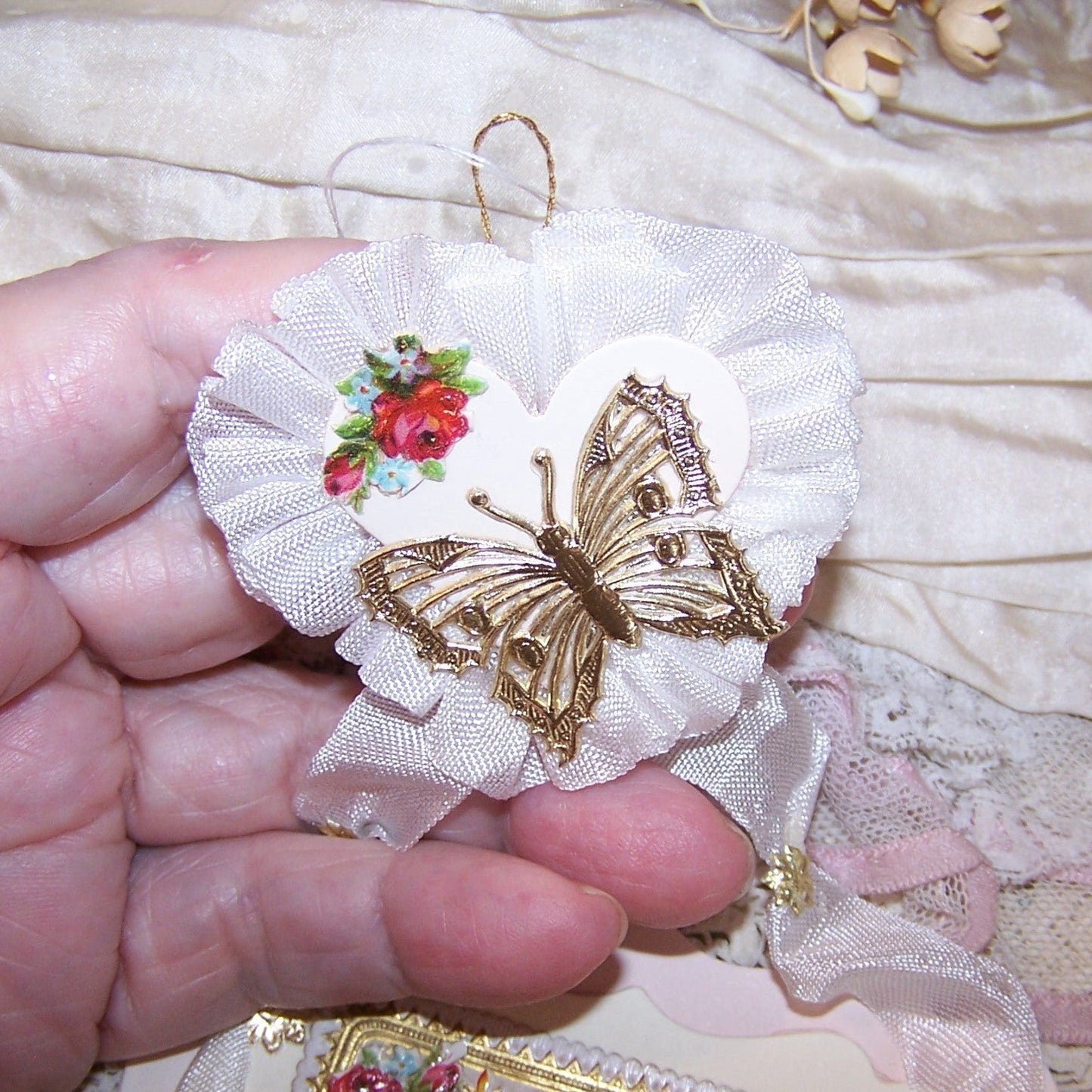 Mixed Media Victorian Revival Souvenir of Young Girl's First Communion