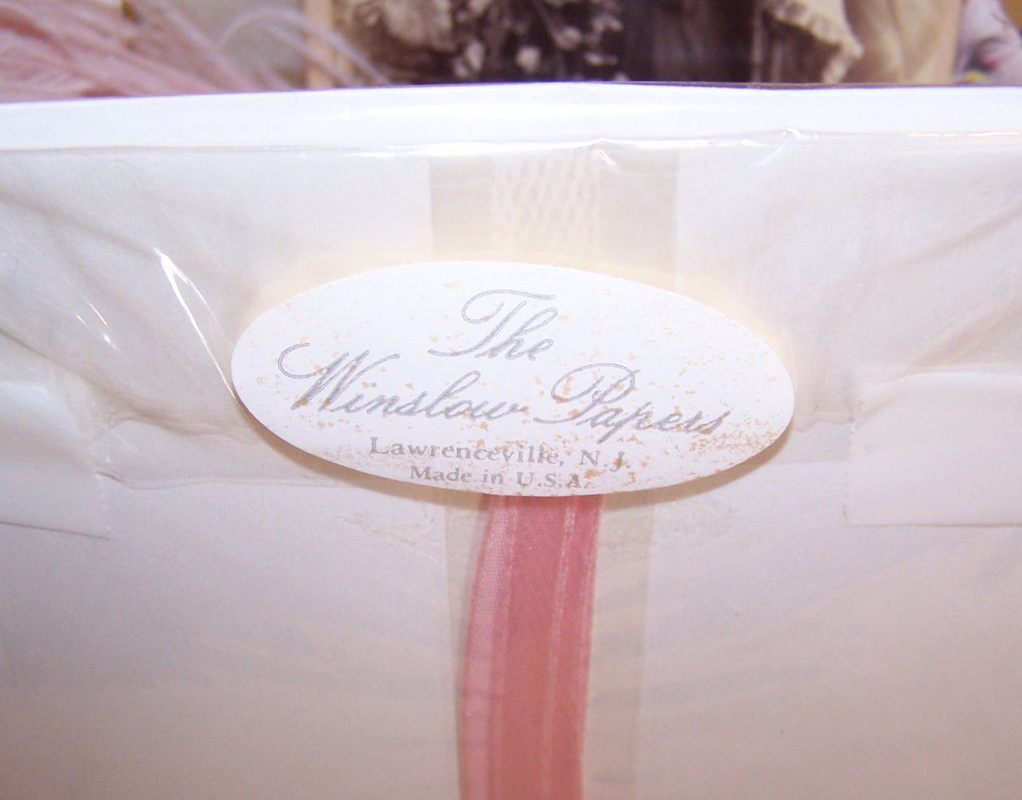 Unopened Winslow Papers Die Cut Heart Card - Loving Greeting