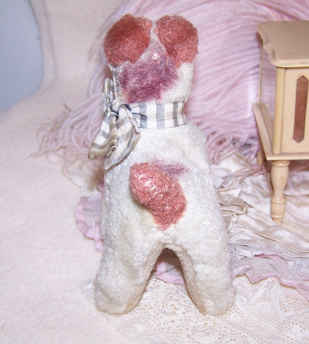 Made in Japan Plush Toy - Terrier Dog Wearing Ribbon Bow
