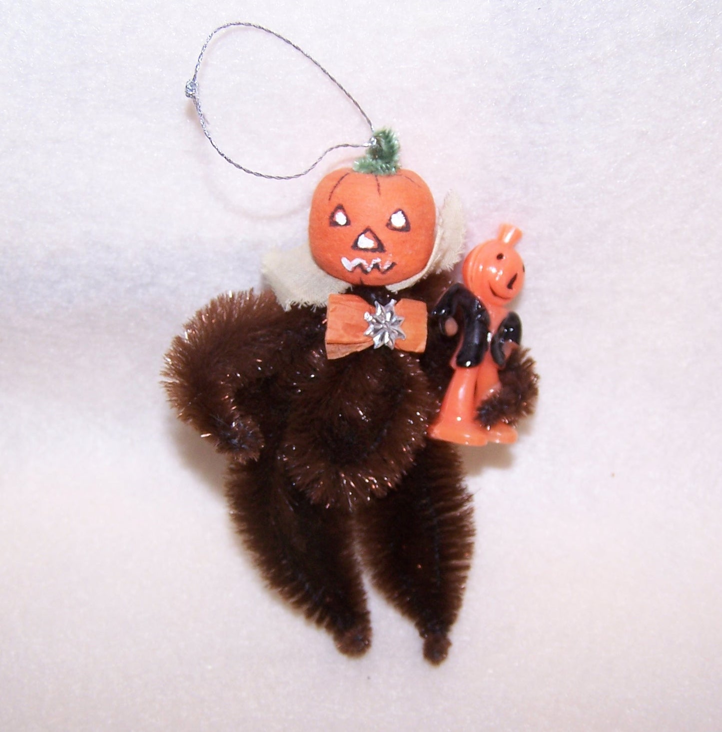 Art Deco Japan Ceramic Motor Roadster In Halloween Black & Orange