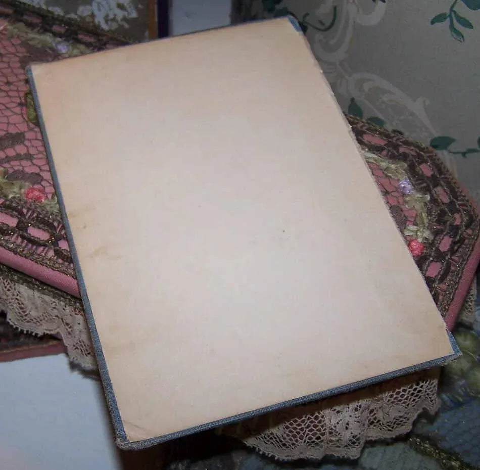 Antique Blue Book Cover with Children - CHILD DAYS