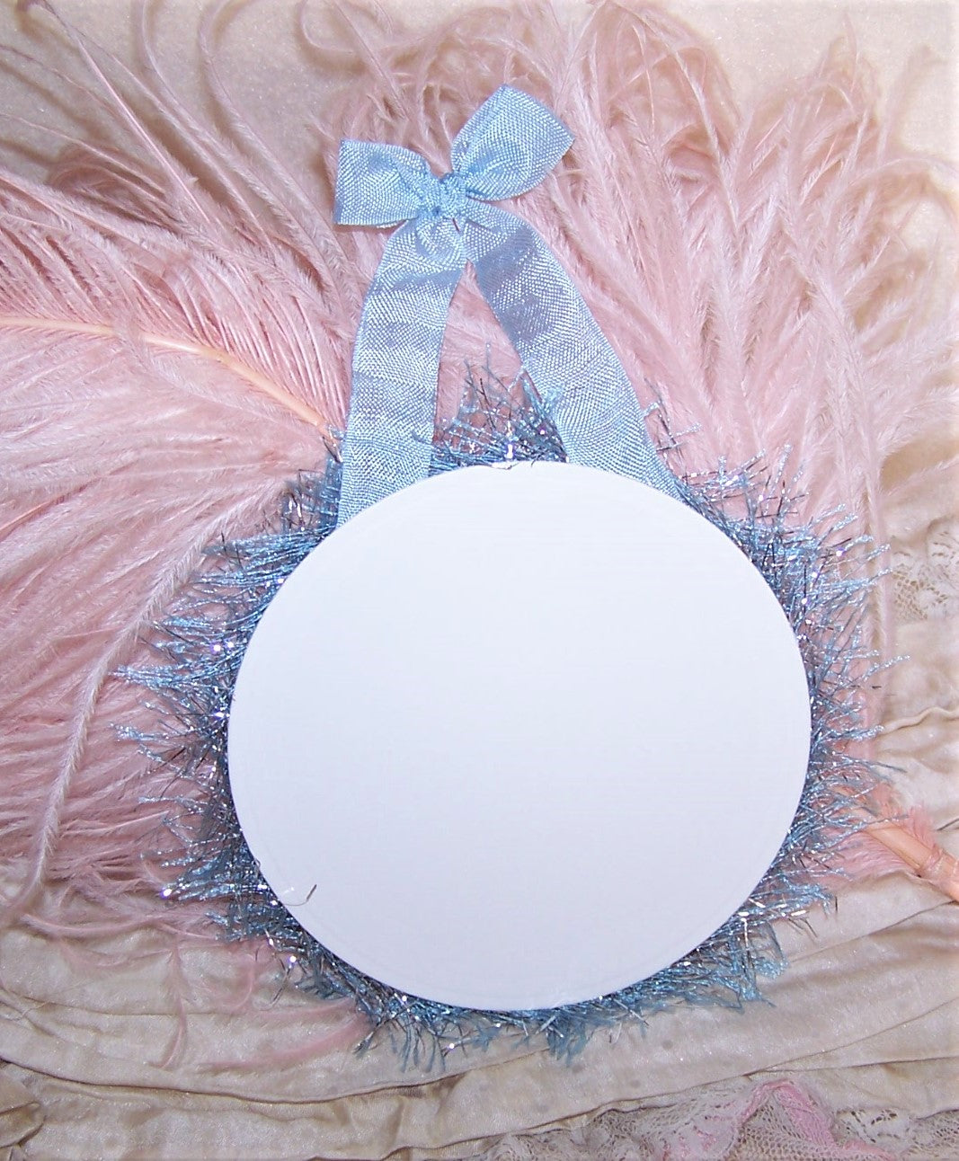 Mixed Media Gift Card or Package Decoration / Angel Ornament - JOY