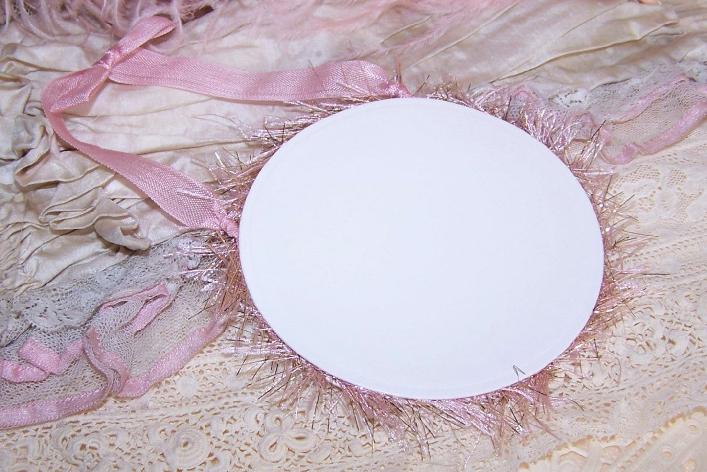 Mixed Media Gift Card or Package Decoration / Dove Ornament - Celebrate