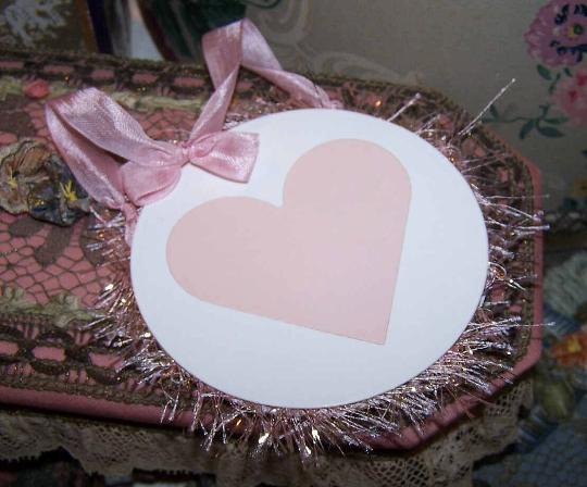 Victorian Revival Decoration / Doves in Basket Ornament - Celebrate