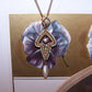KREMENTZ Antique Edwardian 14K Gold Enamel Natural Pearl Pendant Lavaliere