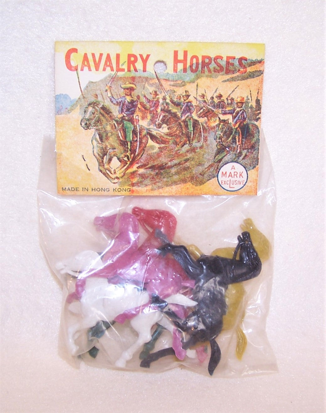 Unopened Vintage Mark Exclusive Plastic Toys - Cavalry Horses