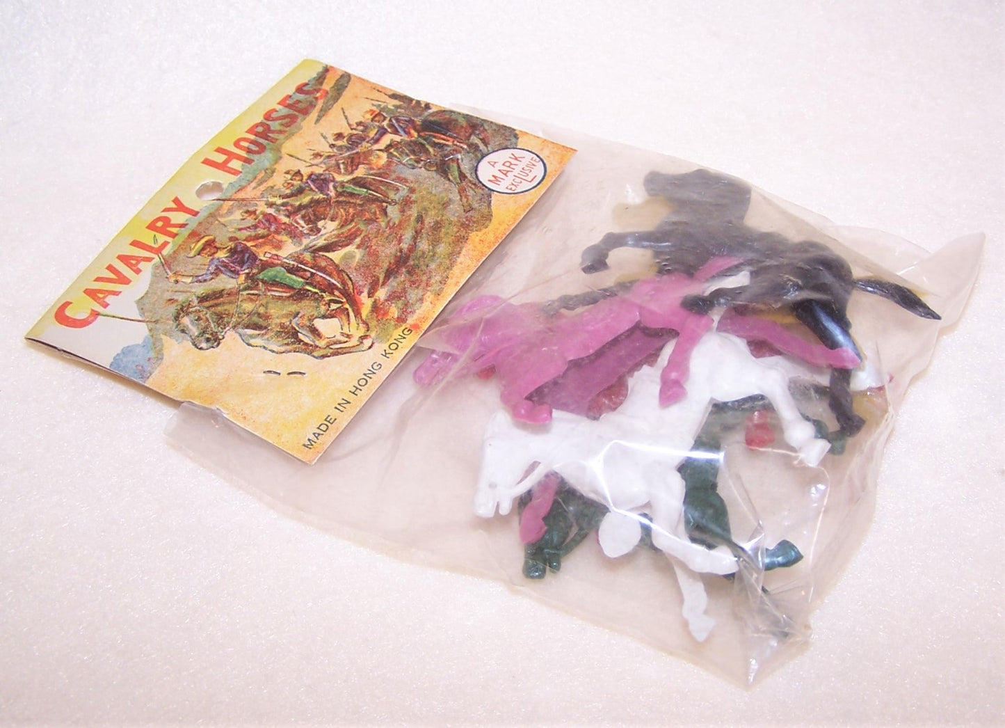 Unopened Vintage Mark Exclusive Plastic Toys - Cavalry Horses