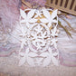 One sheet of GENUINE Antique Victorian paper lace used to make Valentines.  Unused condition.  The design is oak leaves, laurel leaves in different sizes. 
