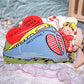 Art Deco Paper Valentine - Little Girl with Streamliner Train