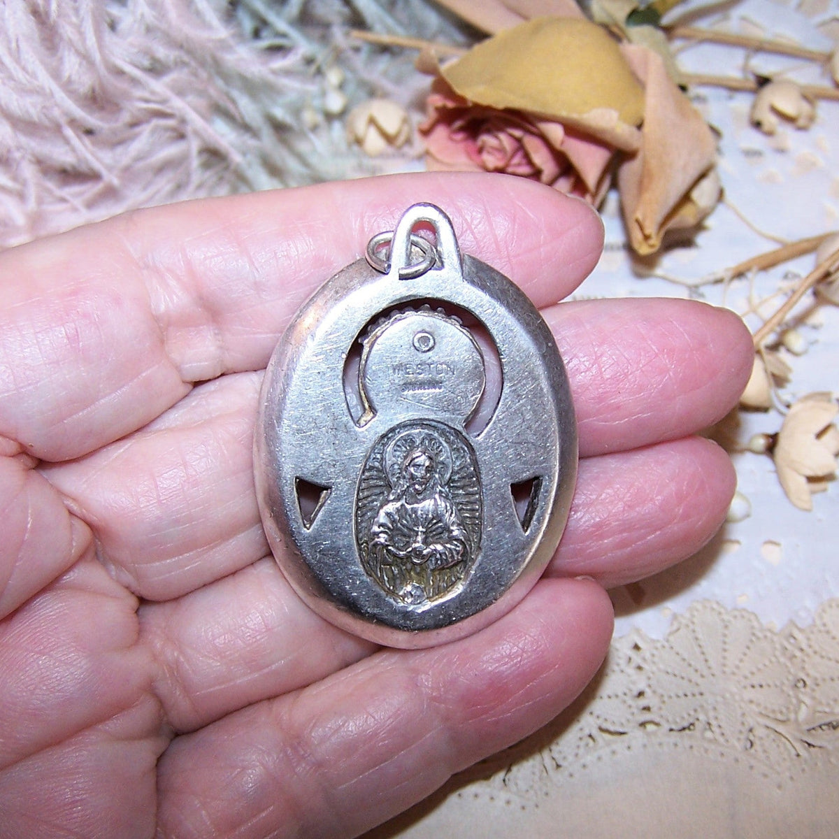 WESTON Sterling Silver Religious Medal/Pendant - Our Lady of Perpetual Help