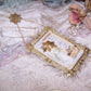 One of a Kind Holiday Ornament Decoration - Guardian Angel Watching Over Baby