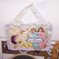 Upcycled Mixed Media Postcard - Pair of Angels & Pansies | SIMPLY DIVINE