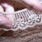 Tea Dyed Ruffled Lace - 5 Yards 1.5" Wide | Vintage Beige Trim