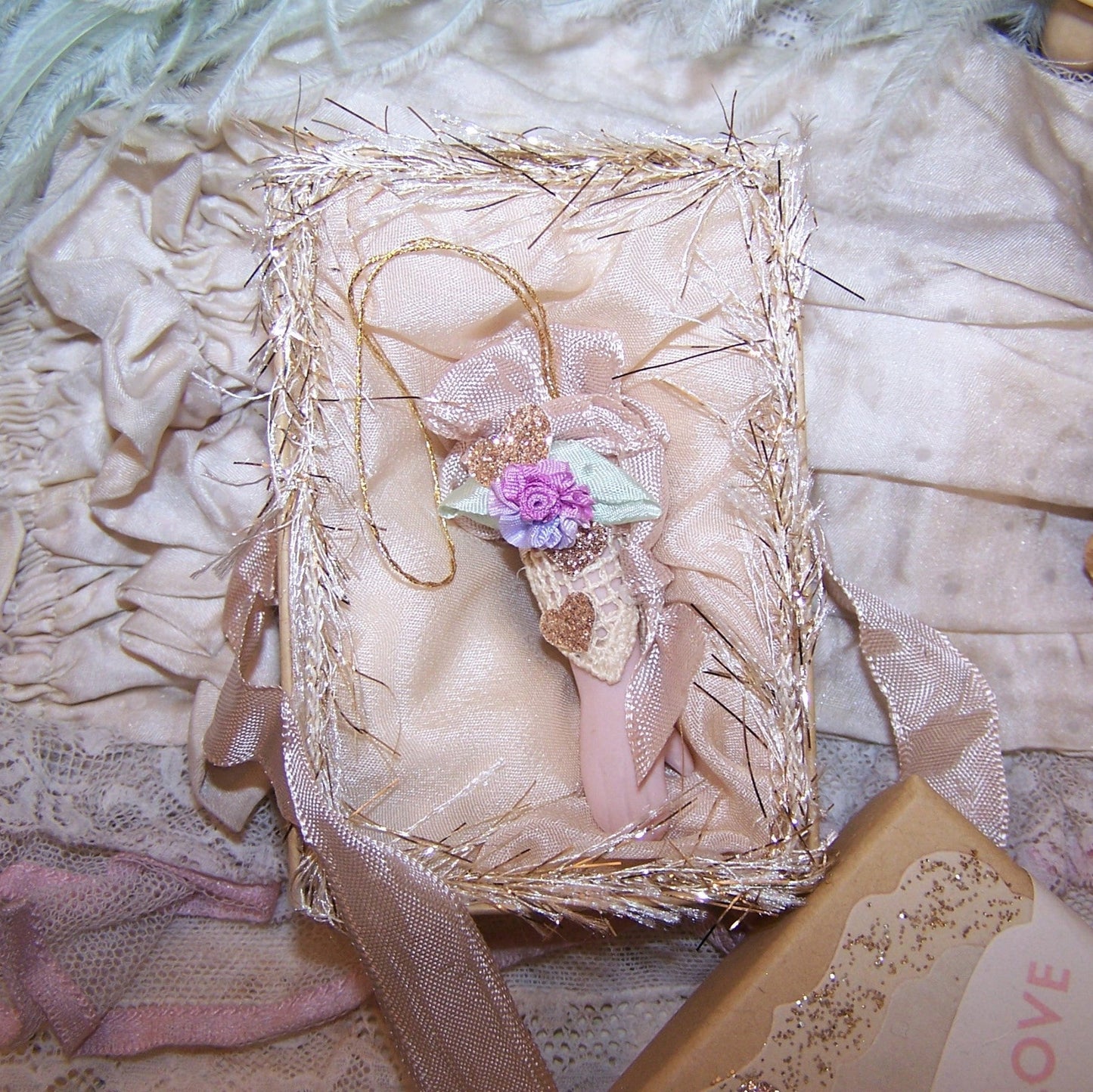 Boxed Holiday Ornament A TOKEN OF LOVE - Extending a Hand in Friendship