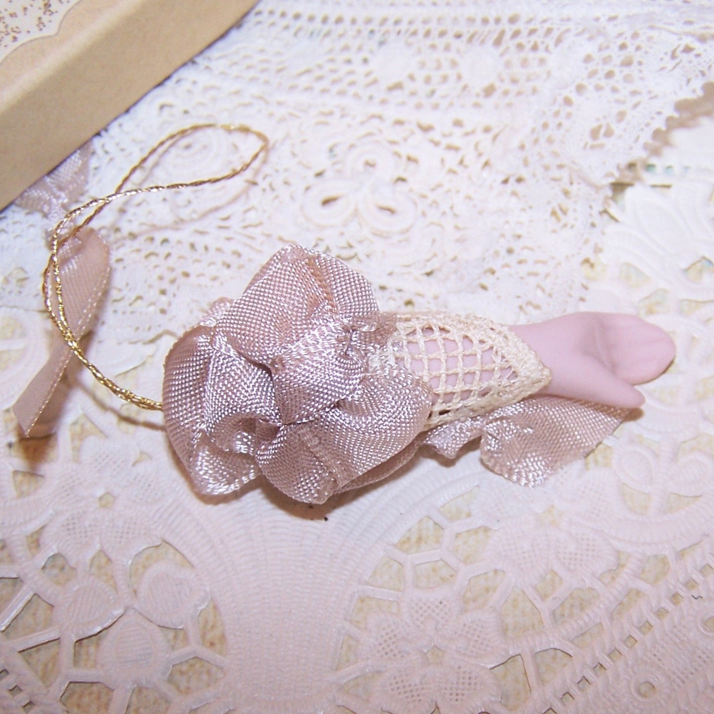 Boxed Holiday Ornament A TOKEN OF LOVE - Extending a Hand in Friendship