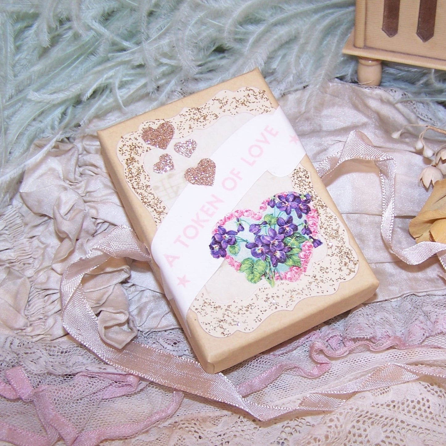 Boxed Holiday Ornament A TOKEN OF LOVE - Extending a Hand in Friendship