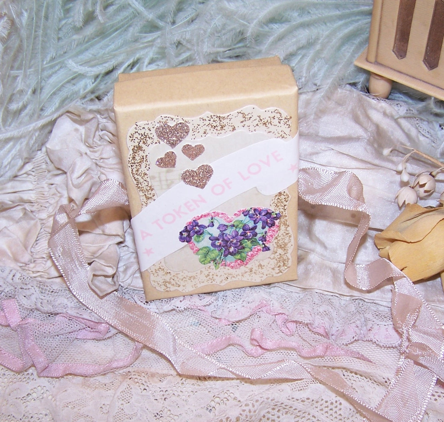 Boxed Holiday Ornament A TOKEN OF LOVE - Extending a Hand in Friendship