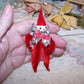 Made in Japan Repurposed Spun Cotton & Chenille Clown Ornament