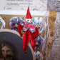 Made in Japan Repurposed Spun Cotton & Chenille Clown Ornament