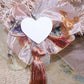 Victorian Revival Mixed Media Tassel Ornament - Fall Colors Angel