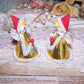 Set/2 Vintage Made in Japan Christmas Ornaments - Pixie Angels