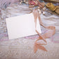 Mixed Media Floral Gift Tag or Package Tie | MAY JOY BE AROUND YOU