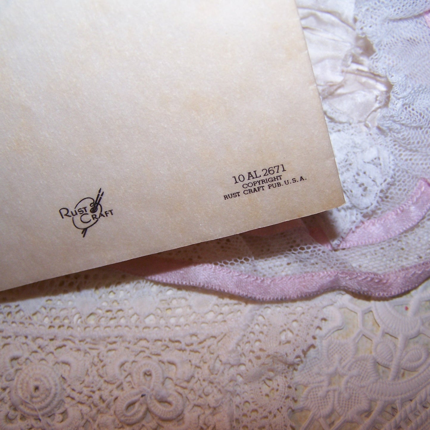 Unused Vintage Greeting Card - Thinking of You | Thoughts are Often with You