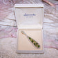 Cream Silk/Velvet Jewelry Box for Pin Brooch - Jaccards St Louis MO | Pink Roses Top