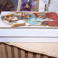 Antique Victorian Jewelry Box - Lady at Her Toilette