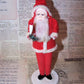 Made in Japan 1960s Plastic Face Standing Santa Claus Decoration