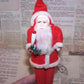 Made in Japan 1960s Plastic Face Standing Santa Claus Decoration