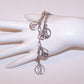 Creed Sterling Silver 7" Charm Bracelet with 6 Religious Saints Charms