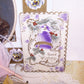Unused Antique Victorian embossed greeting card for the New Year.  Inside reads GOOD WISHES and SENT IN ALL SINCERITY. Original cord is present. Fine condition.