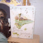 Antique French Softcover Booklet with Chromos - Dieu te Protege | God Protect You