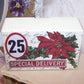 Repurposed Antique French Pharmacy Pill Box - Christmas Special Delivery
