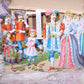 Antique Victorian Die Cut - Cinderella's Wedding to Her Prince