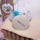 Upcycled Made in Japan Christmas Ornament - Silver Pink Angel