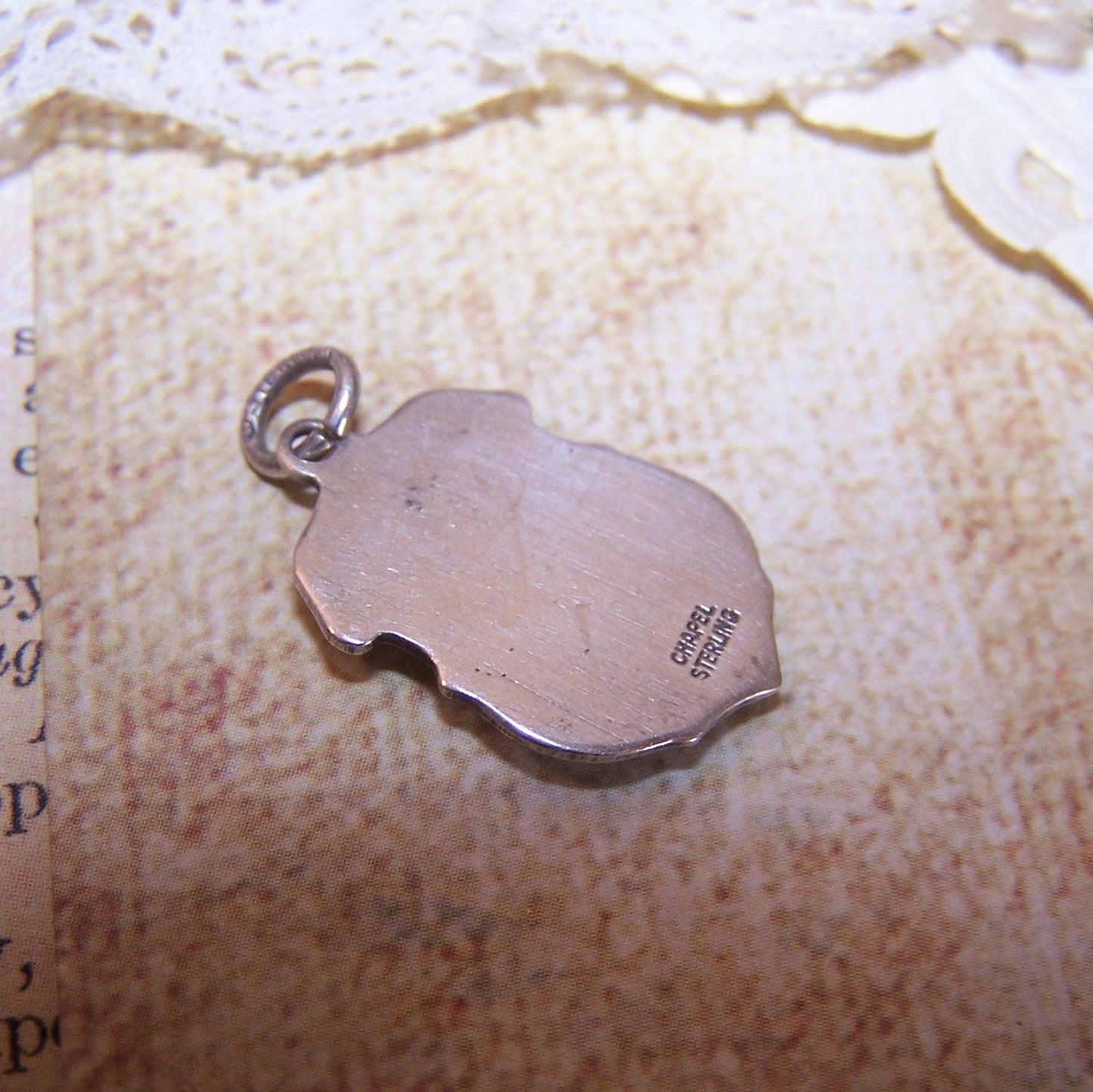 CHAPEL Sterling Silver Religious Medal - Saint Michael Slaying the Dragon