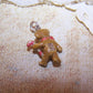 JEZLAINE Sterling Silver Enamel Charm - Christmas Teddy Bear