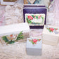 Cream Antique Victorian Paper Ring Box - WITH MY LOVE